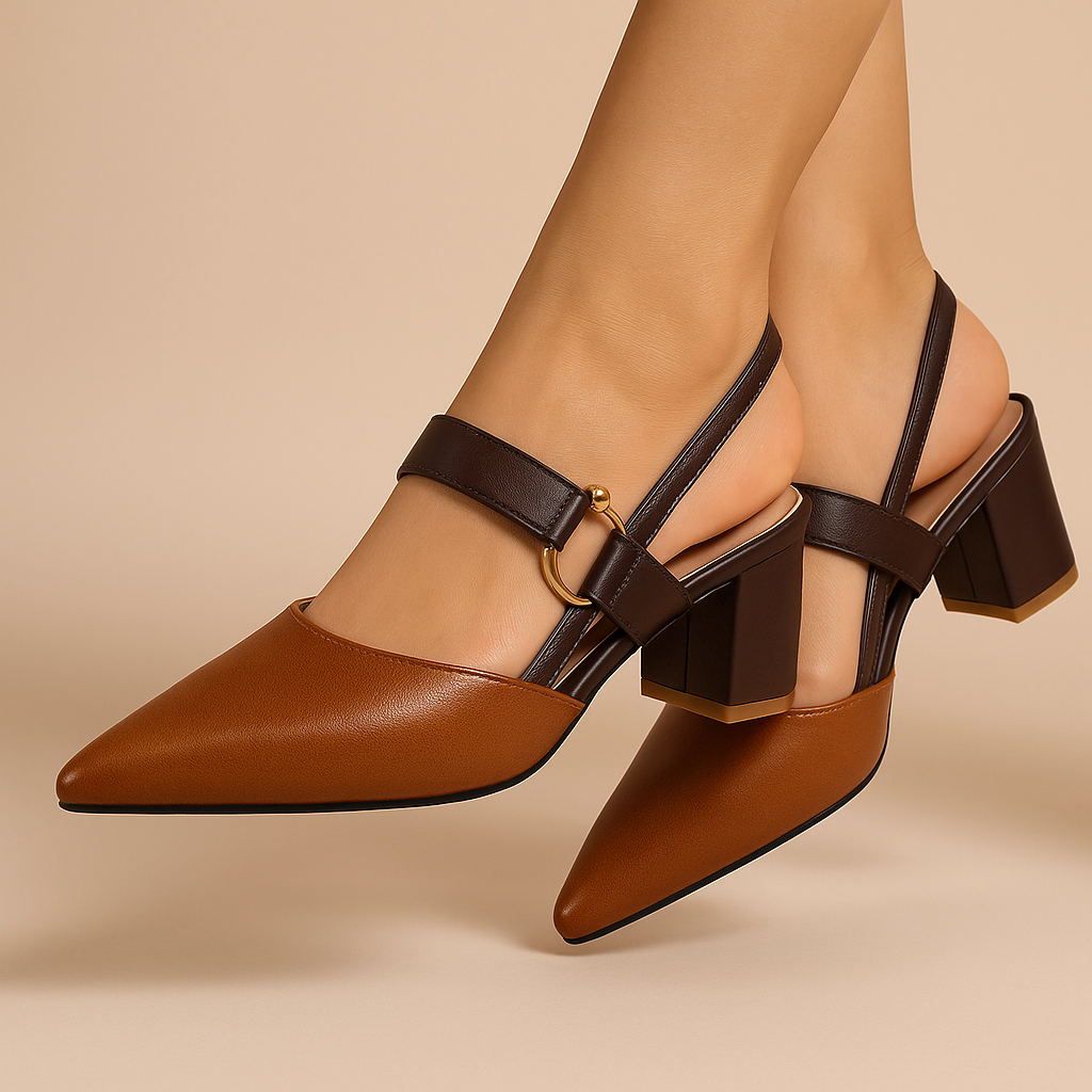Ophelia Leather Heels