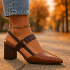 Ophelia Leather Heels