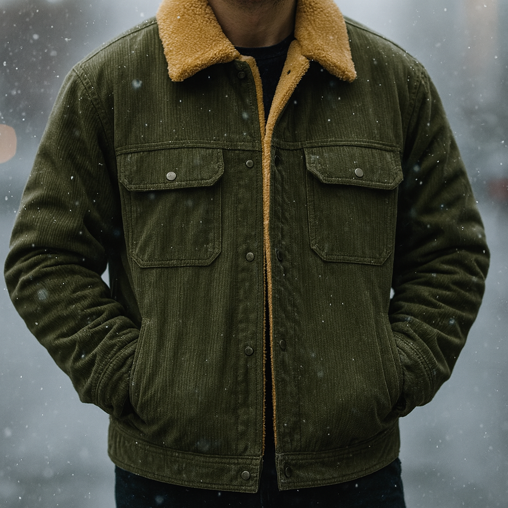 Bernard Corduroy Sherpa Jacket
