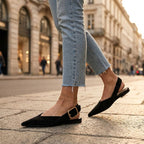 Sabrina Leather Slingbacks
