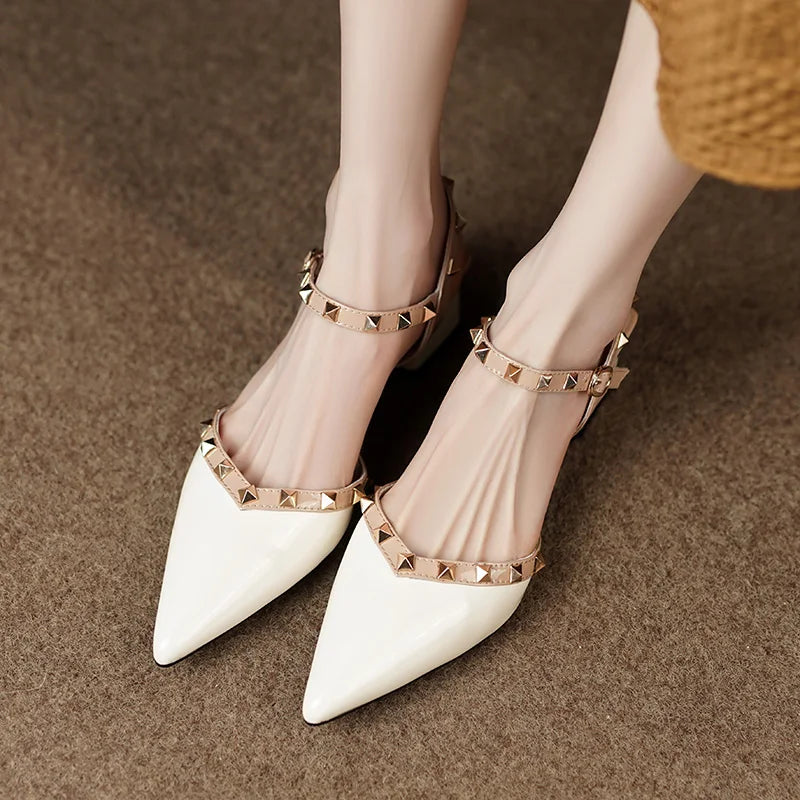 Delilah Leather Heels
