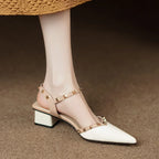 Delilah Leather Heels
