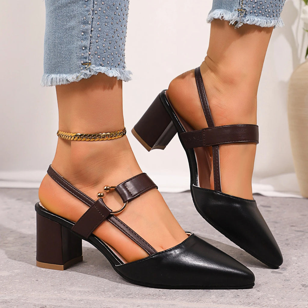 Ophelia Leather Heels