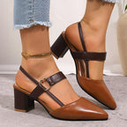 Ophelia Leather Heels