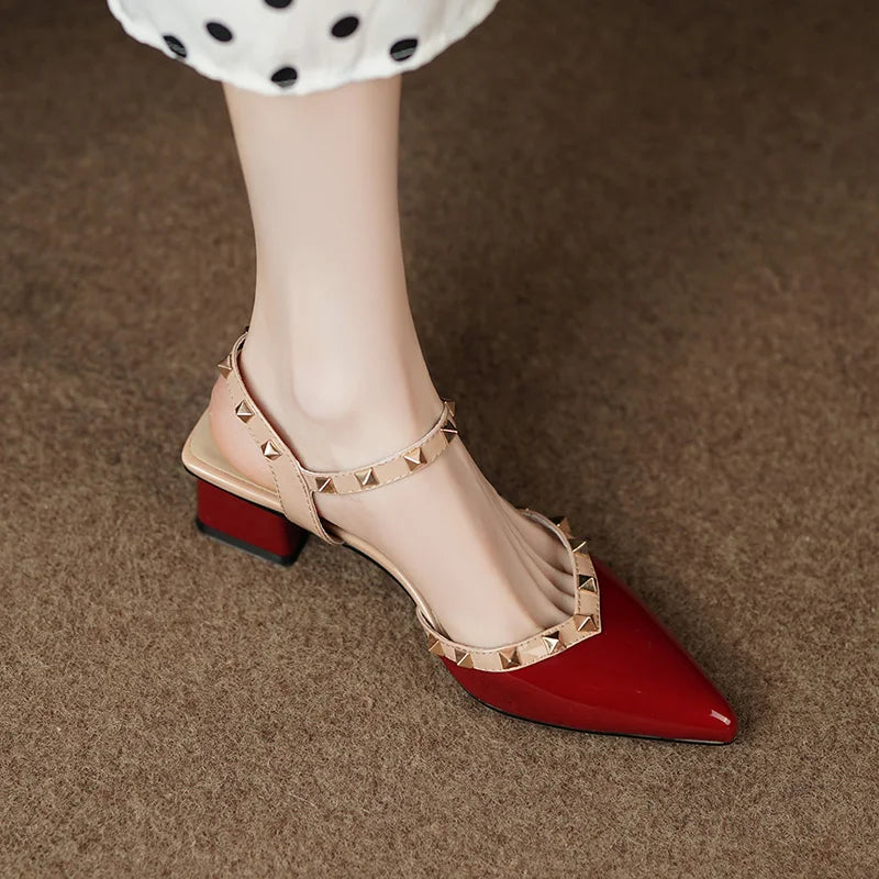 Delilah Leather Heels