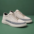 Elliot Suede Height Boost Orthopedic Sneakers - Cream