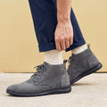 Luke Napped Suede Chukka Boots - Gray