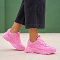 Miriam Arch Support Breathable Mesh Runners - Pink