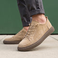 Tyler Suede Toggle Lace Crepe Sneakers - Camel